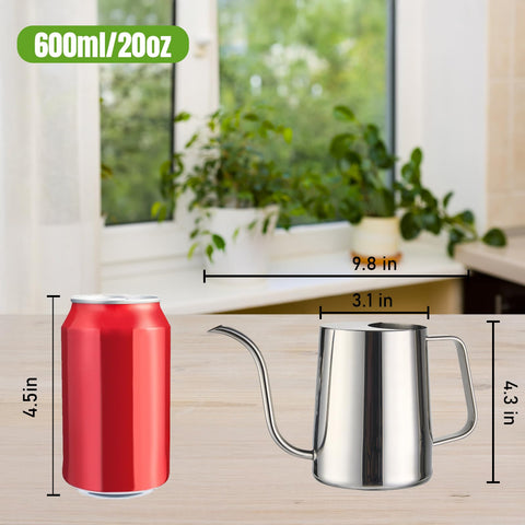 Doseno 304 stainless steel watering can resists rust in damp spaces.