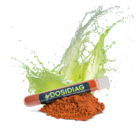 DOSIDIAG fluorescein tracer dye colors pool water for clear leak visualization under UV light