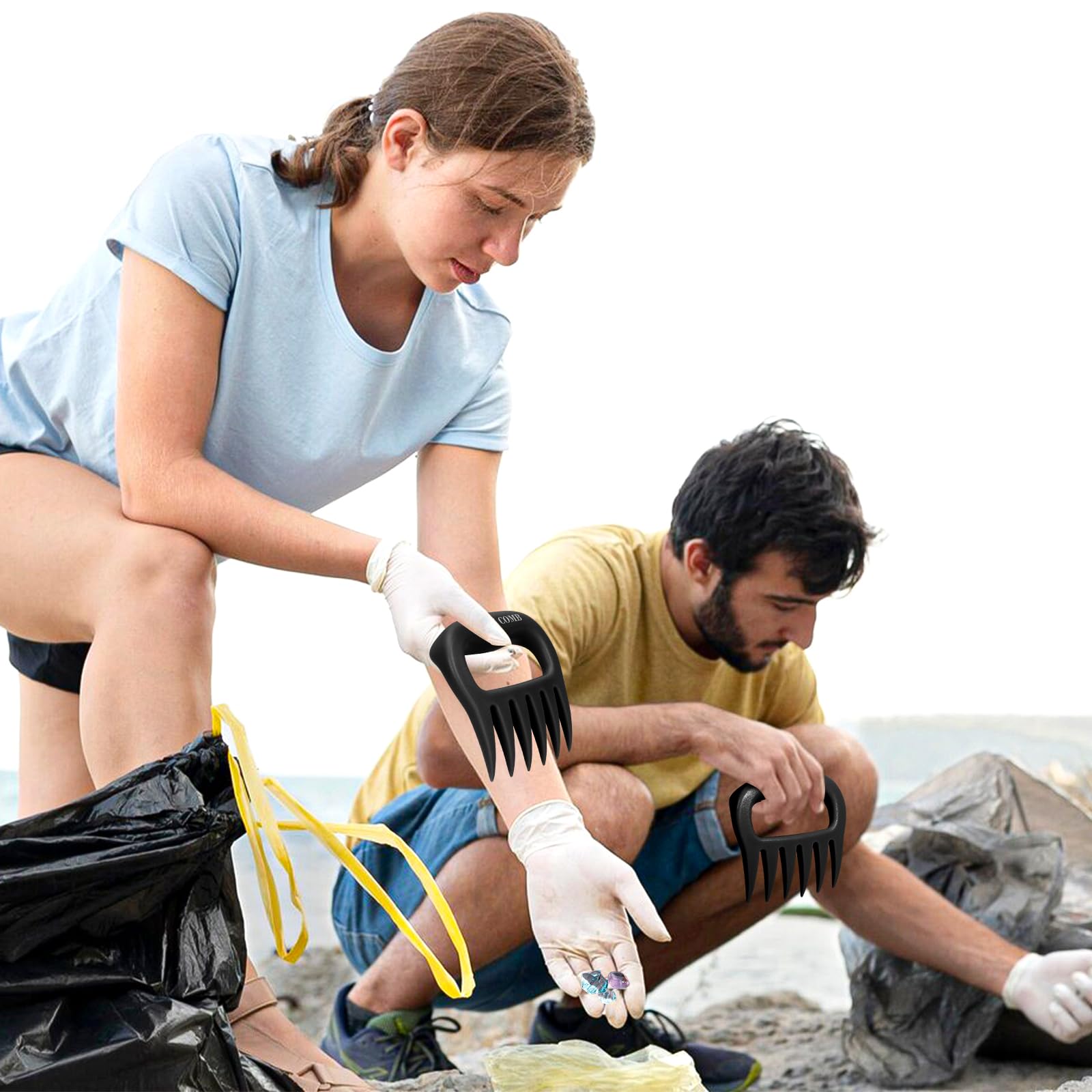 DOSTATNI shell scooper helps lift shells without bending.