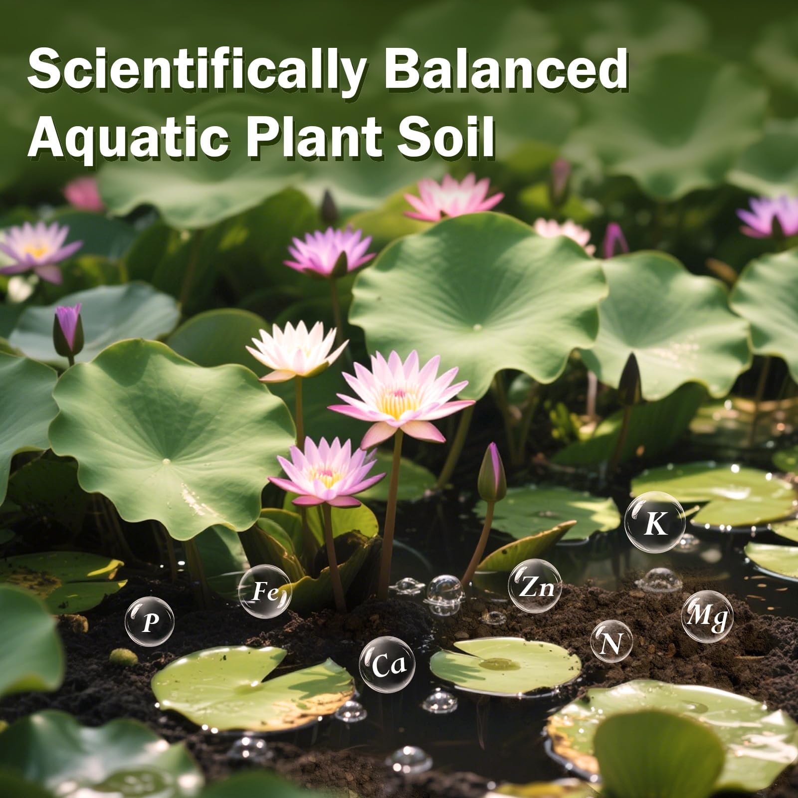 Doter Aquatic Plant Soil granules reduce aquarium cloudiness.