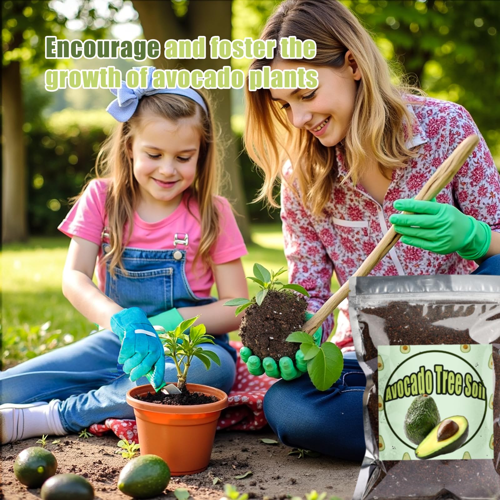 Doter Avocado Soil Mix 1qt supports root growth during repotting or transplanting.