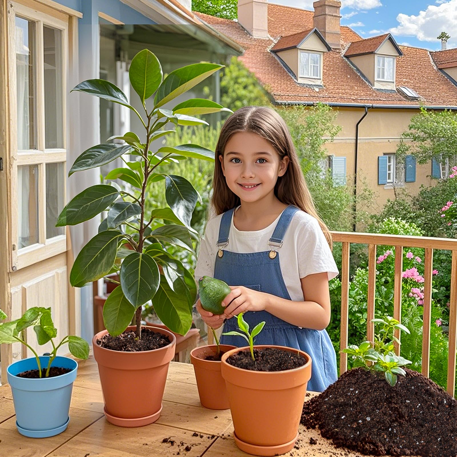 Doter Avocado Tree Potting Mix 1qt ideal for indoor avocado cultivation.