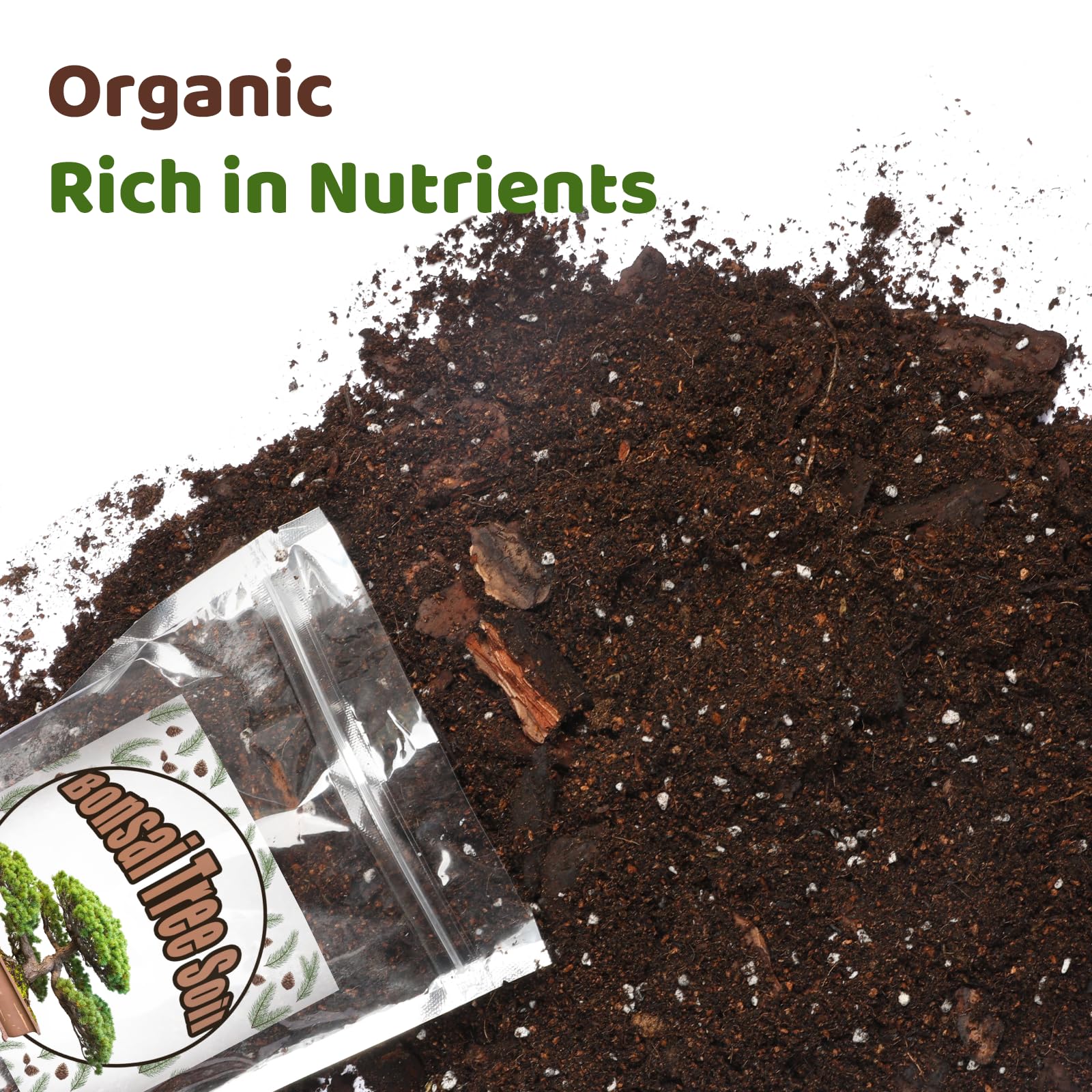 Doter Bonsai Soil Mix 1qt moisture retention for steady hydration