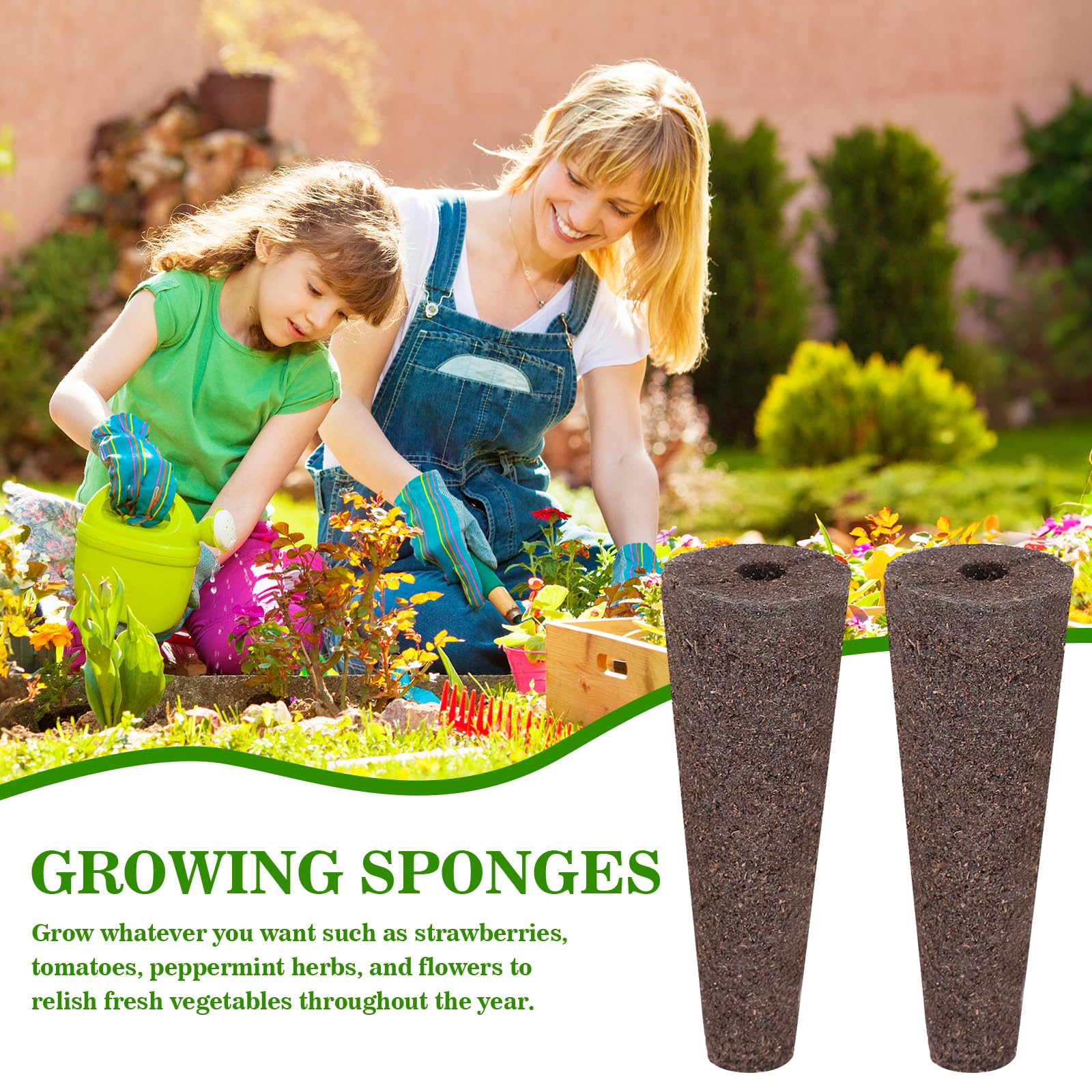 Doter Grow Sponges eco-friendly materials indicate a sustainable choice for gardeners.