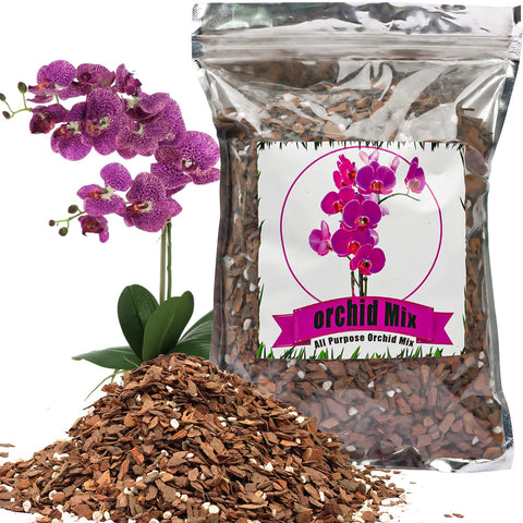 Doter orchid-bark-mix-bag with textured mix for improved drainage.