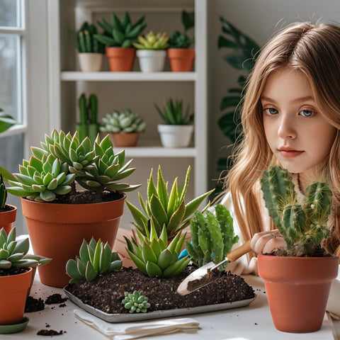 pH-balanced Doter soil for succulents enabling reliable nutrient uptake.