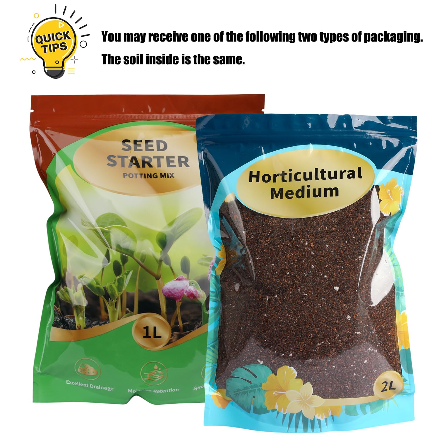 Doter Seed Starter Mix ideal for home garden setups indoors.