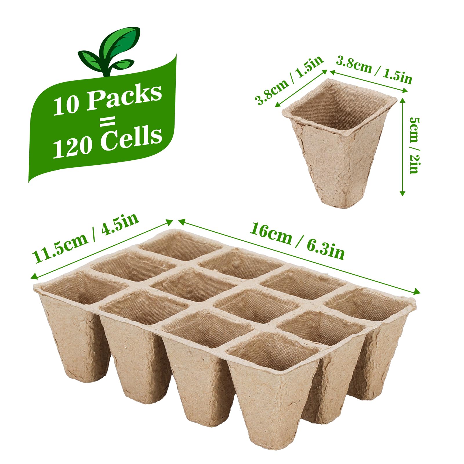 Doter seedling starter tray 120 cells in use with young plants ready for transplant.