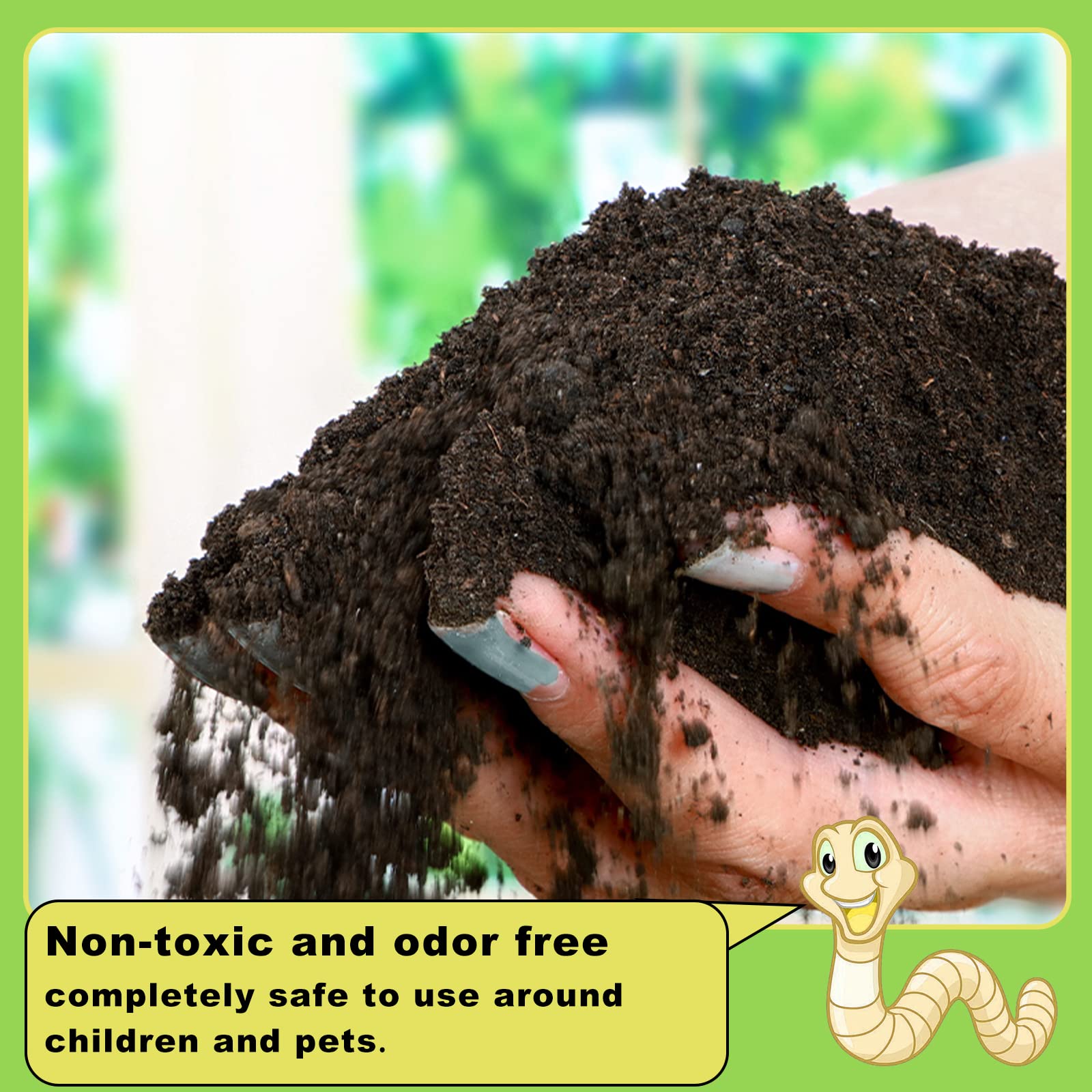 Doter Worm Castings root-growth focus supports healthier plant and bloom development