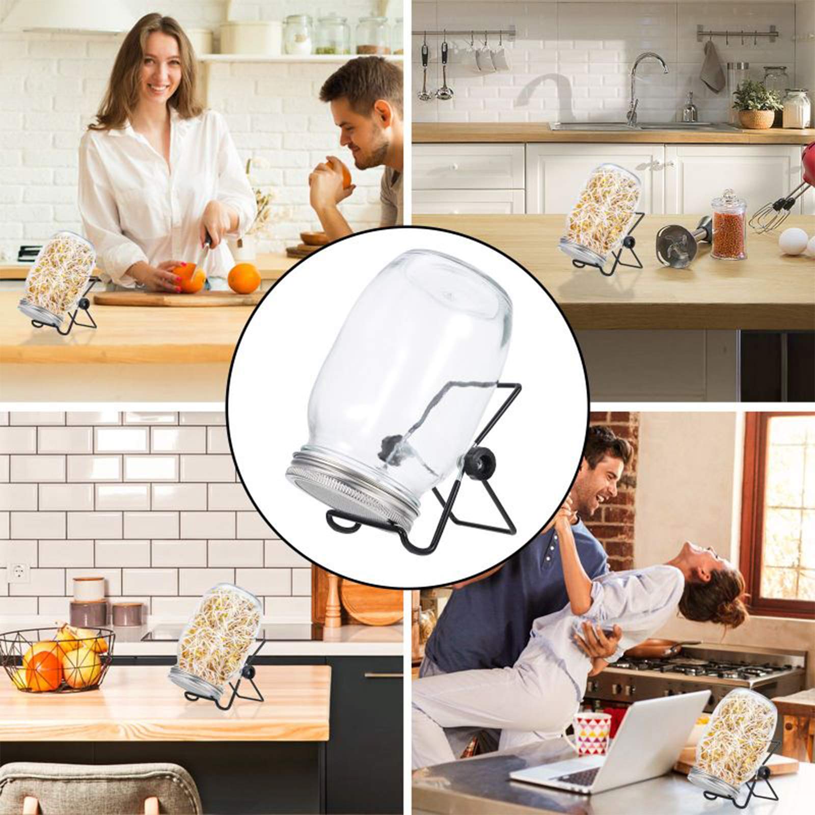 DOUBLE 2 C kitchen-ready sprouter set is a thoughtful gift idea.