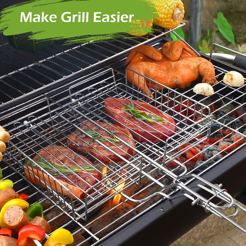 Double Two on the grill, ideal for batch cooking and crowd meals.
