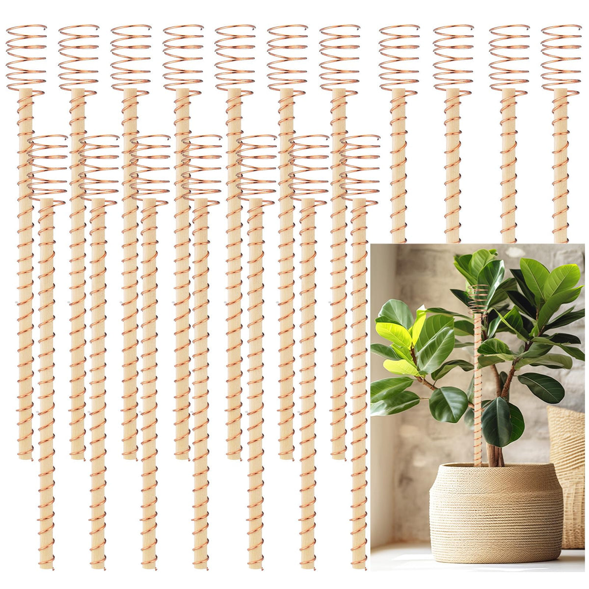 DoubleFill electroculture stakes ready for garden support and vertical growth