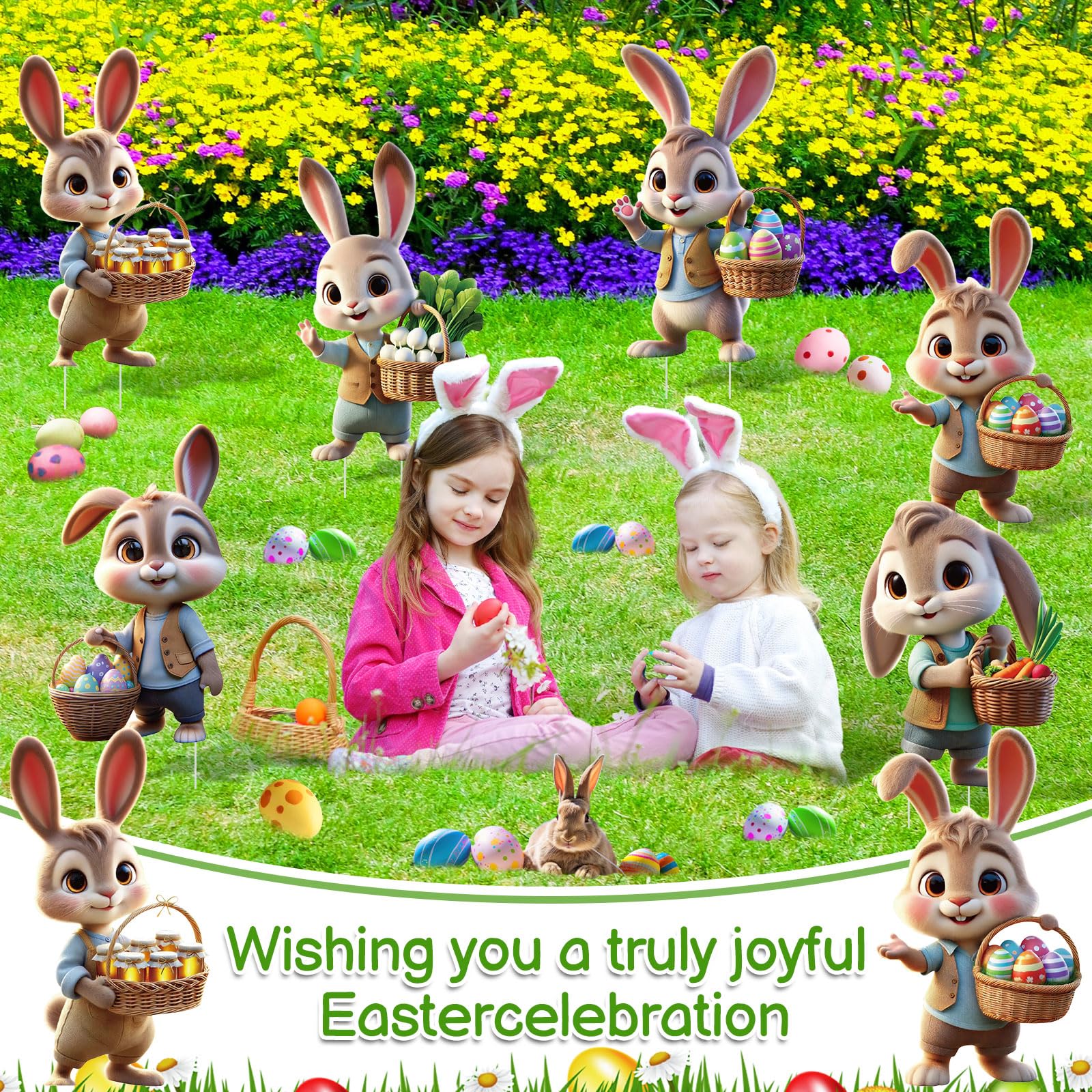 DoubleFill plastic hollow board yard sign designed for long-season use.