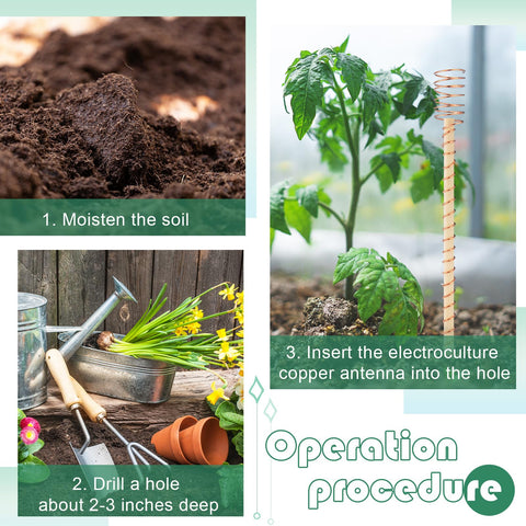 Simple installation with 2–3 inch hole near plant
