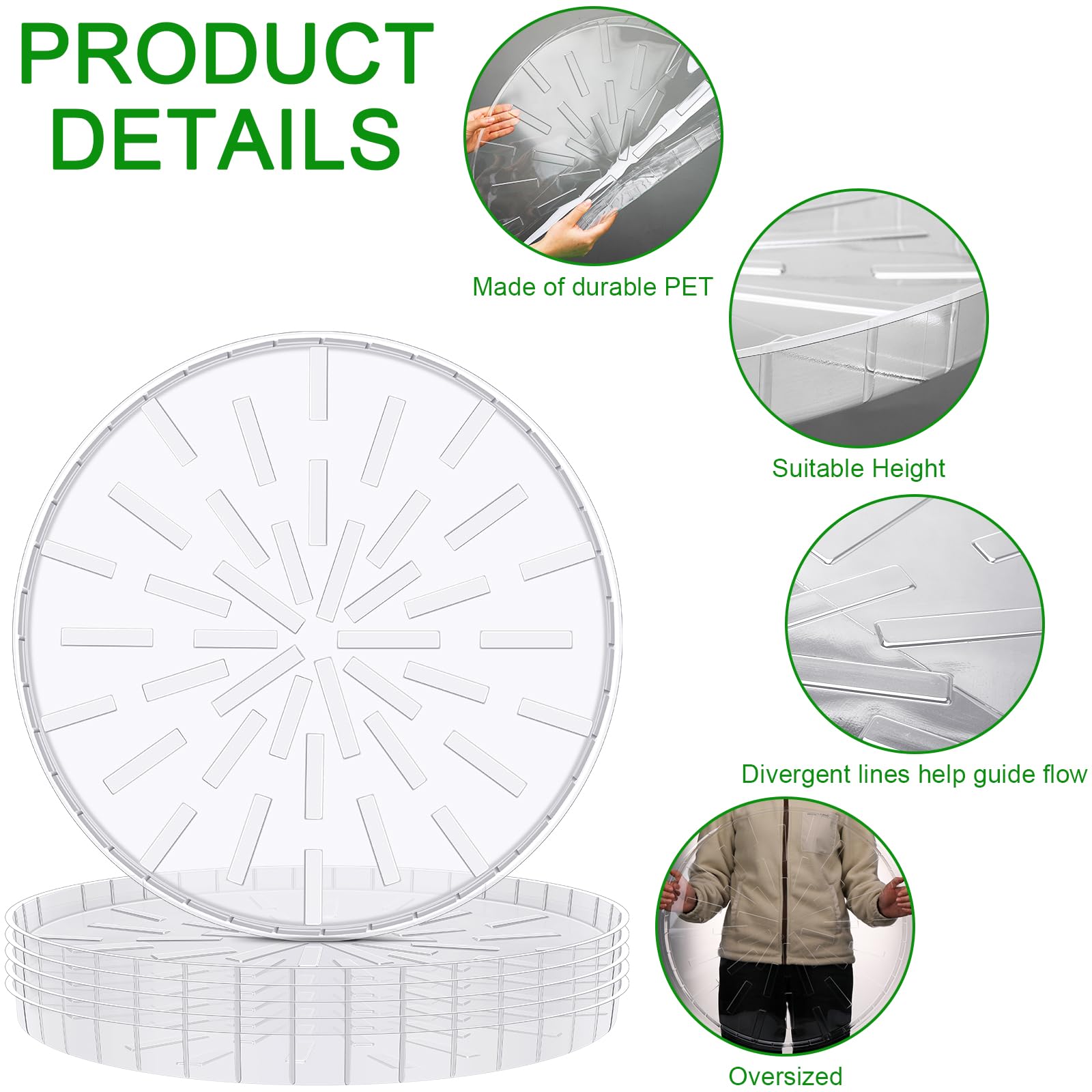 DoubleFill six-pack packaging keeps indoor and outdoor pots tidy.