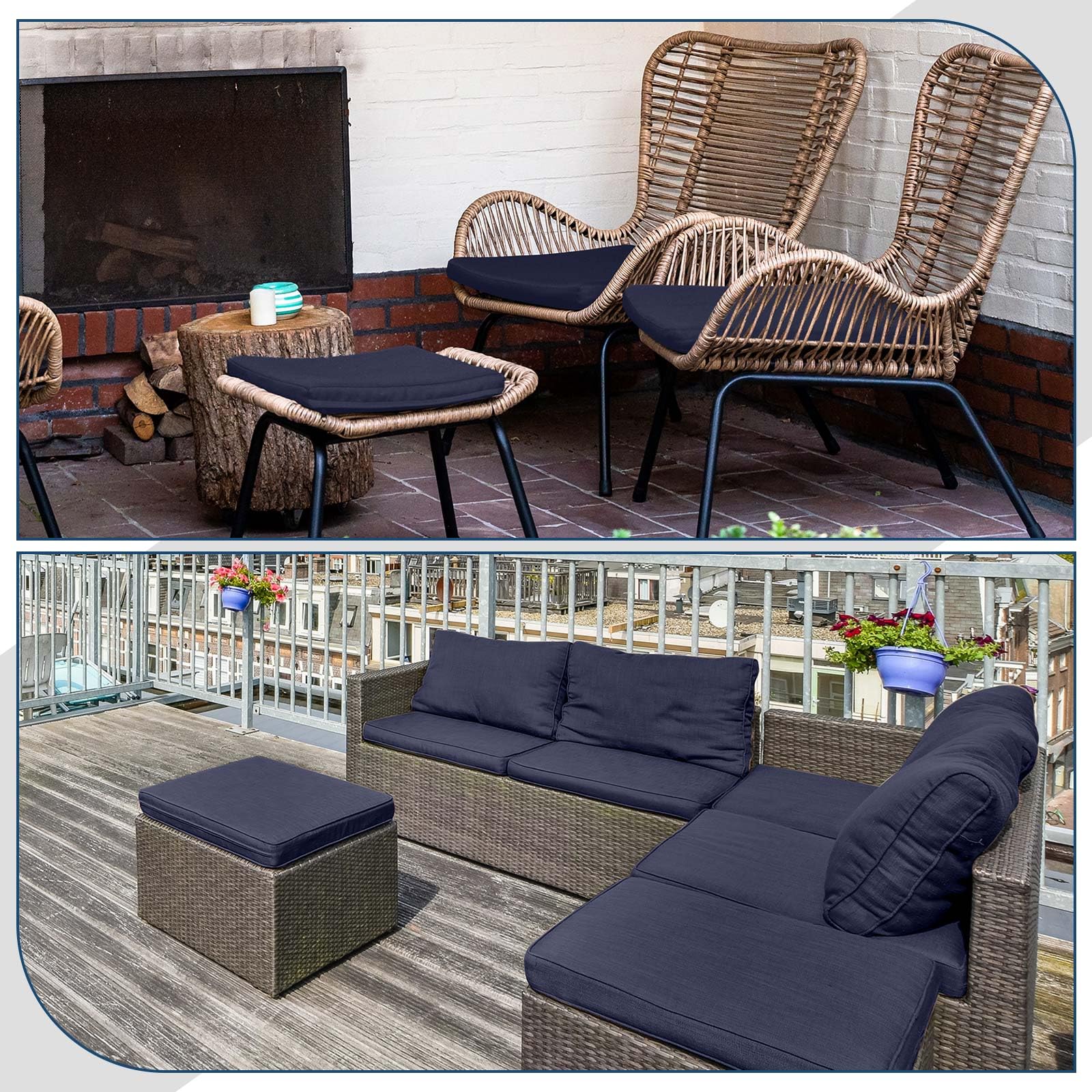 Sturdy stitching and edge detail for durable outdoor use.