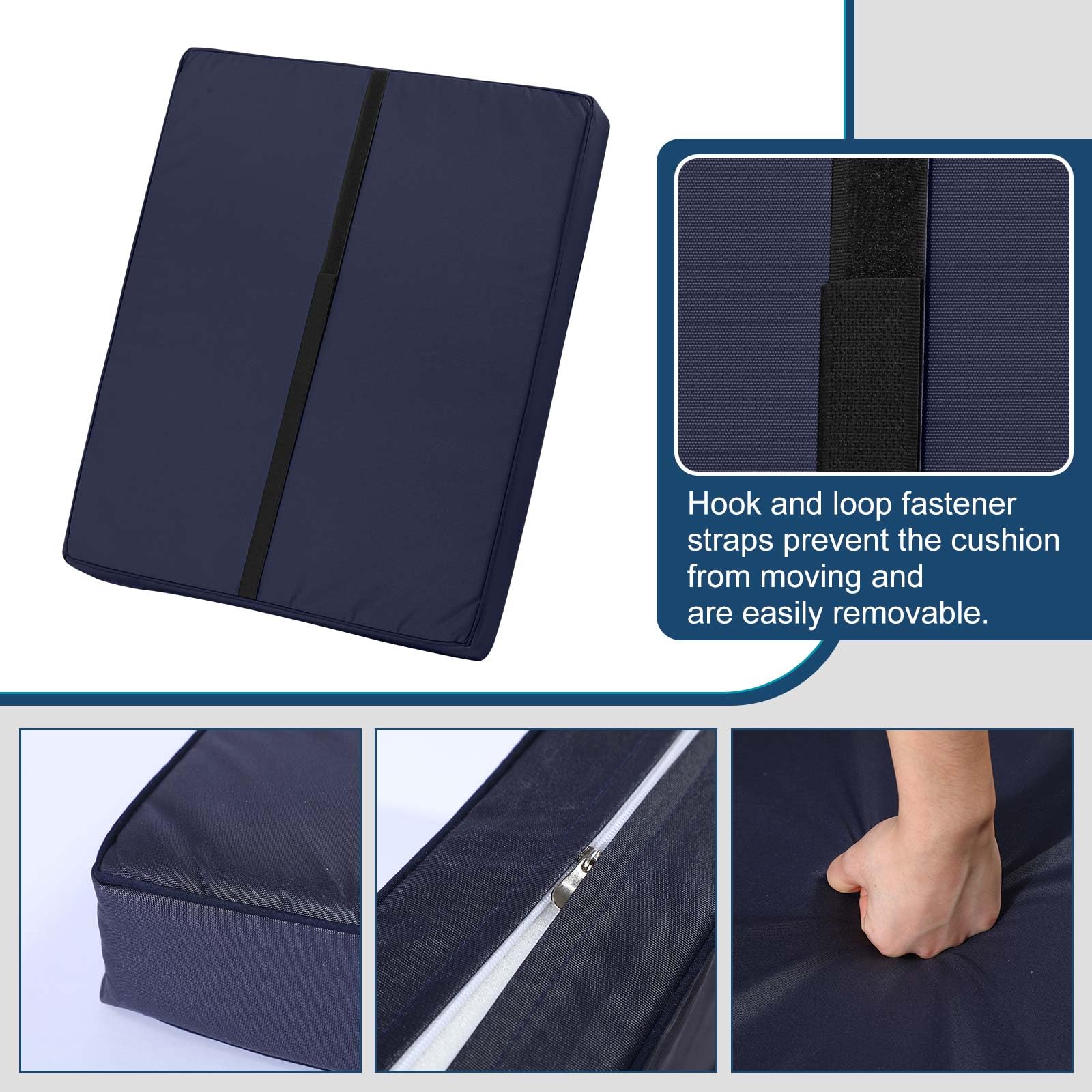 DoubleFill cushion fabric with waterproof coating maintains color under sun exposure.