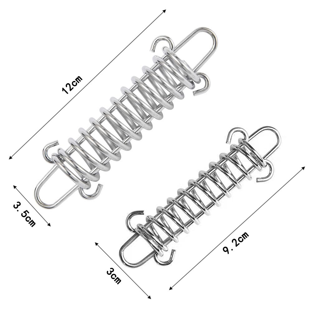 Doucdoft hammock chair spring supports heavy loads safely.