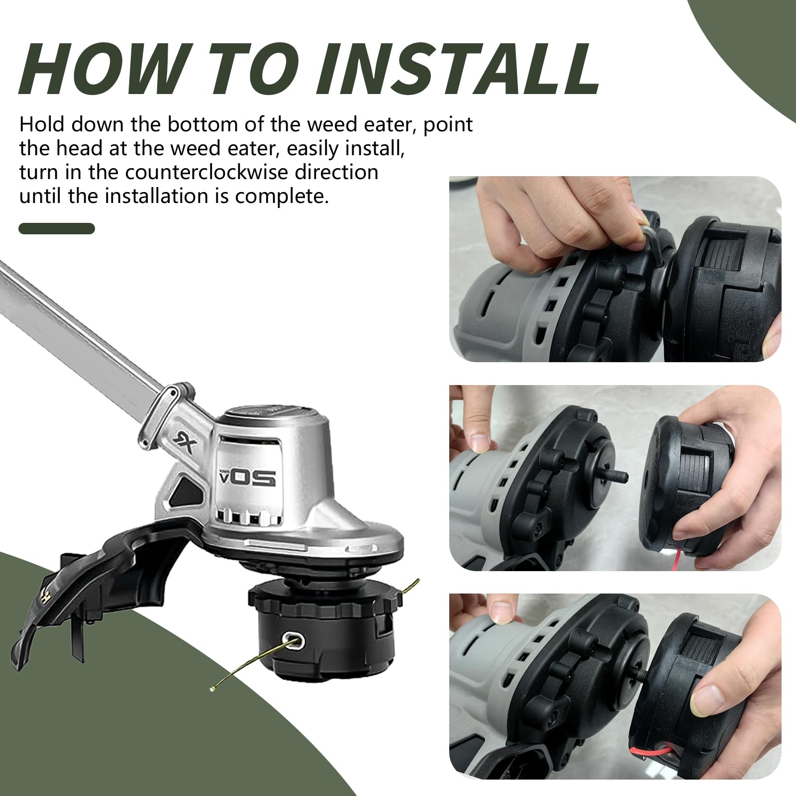 Doufuhua 2-pack provides convenient replacements for multiple trimmers.