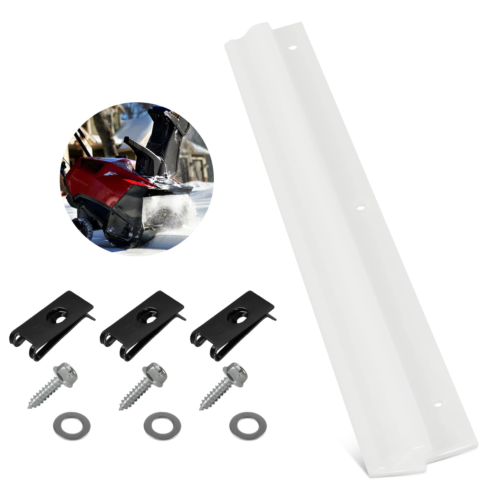 Doufuhua 38267 scraper blade kit for Toro with hardware for quick replacement.