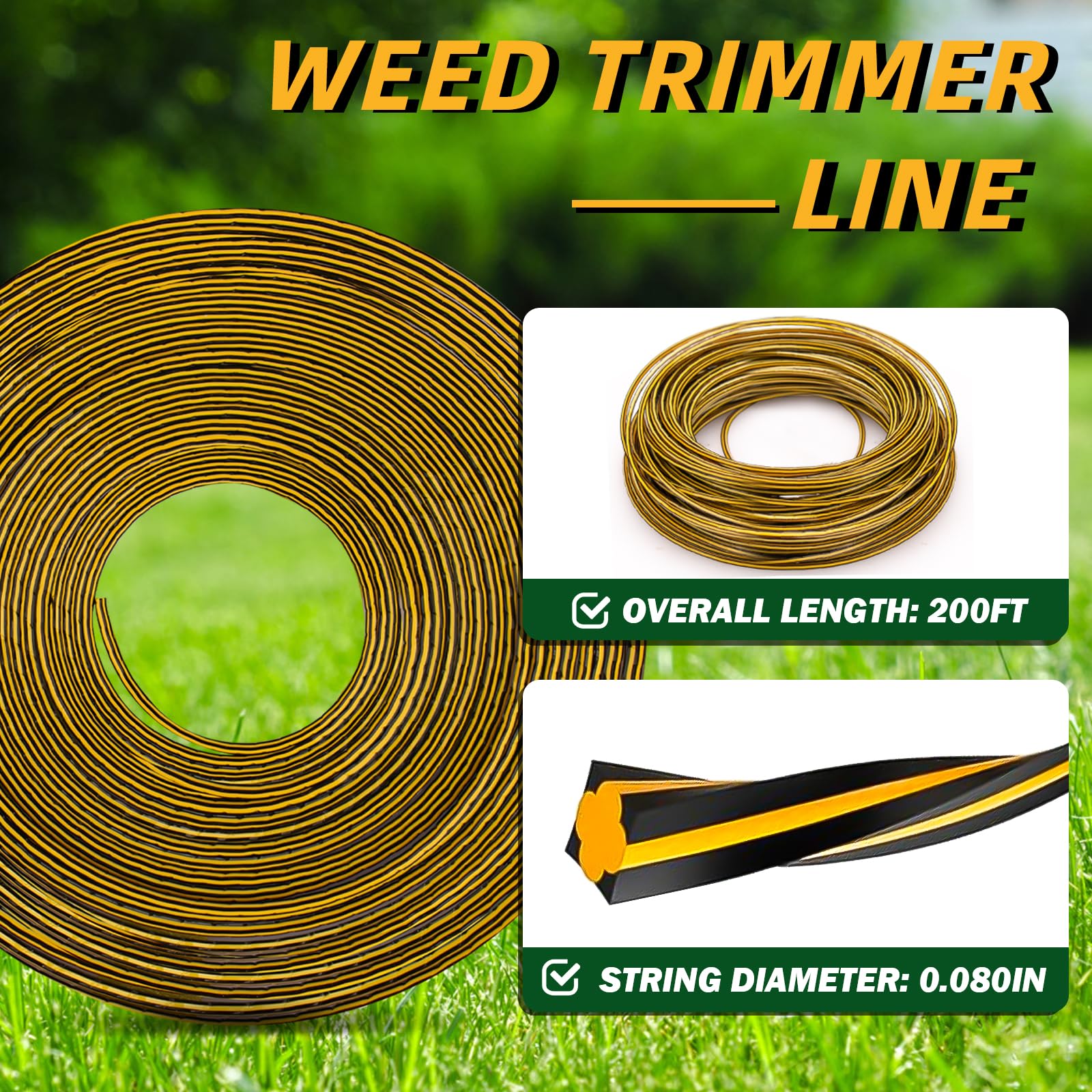 Doufuhua line showing compatibility with Dewalt weed eaters