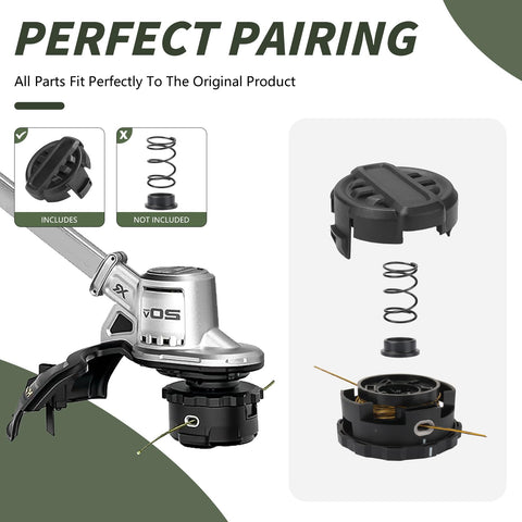 doufuhua durable ABS plastic cap cover; lightweight protection for trimmer head.