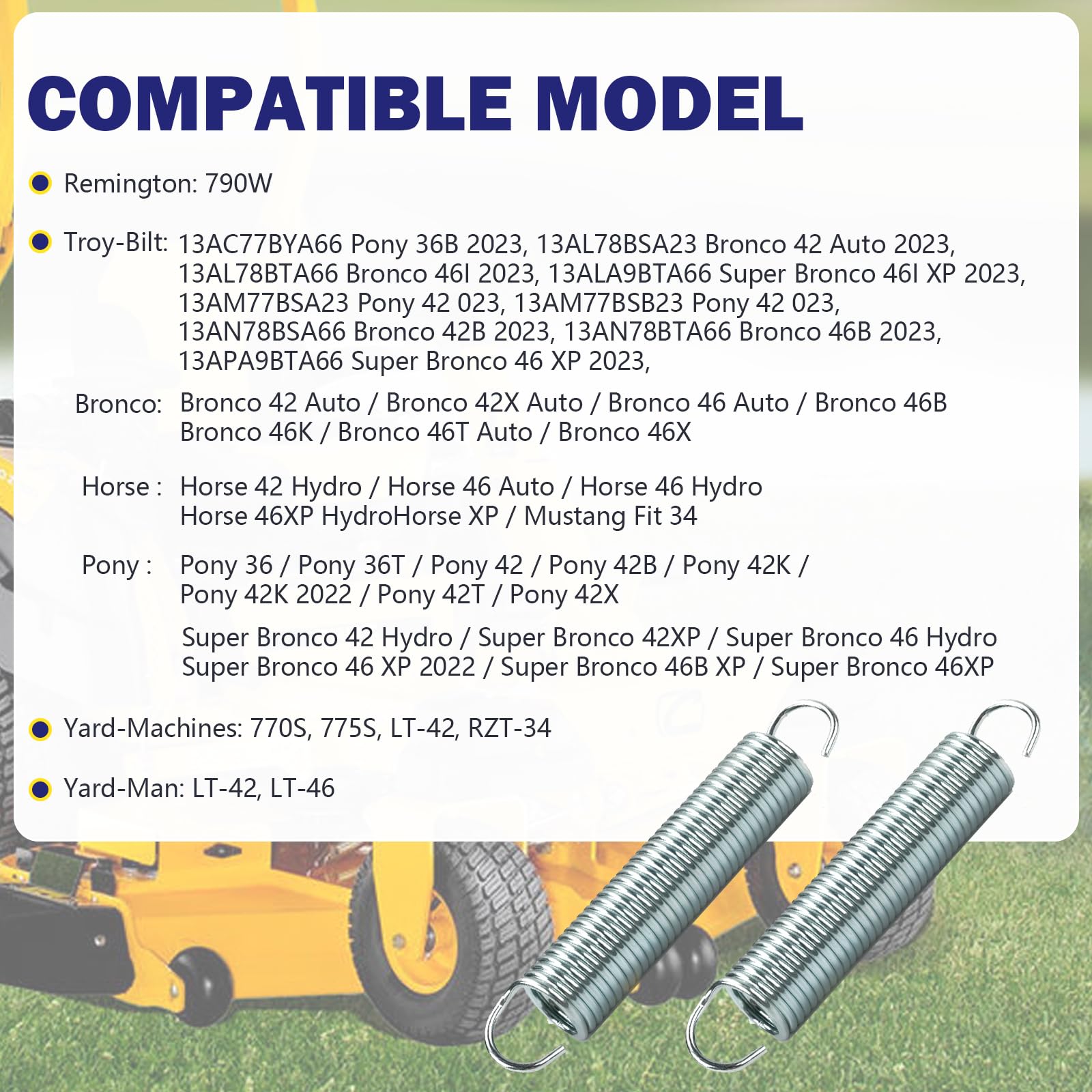 Doufuhua Troy-Bilt compatibility across Pony and Bronco lines.