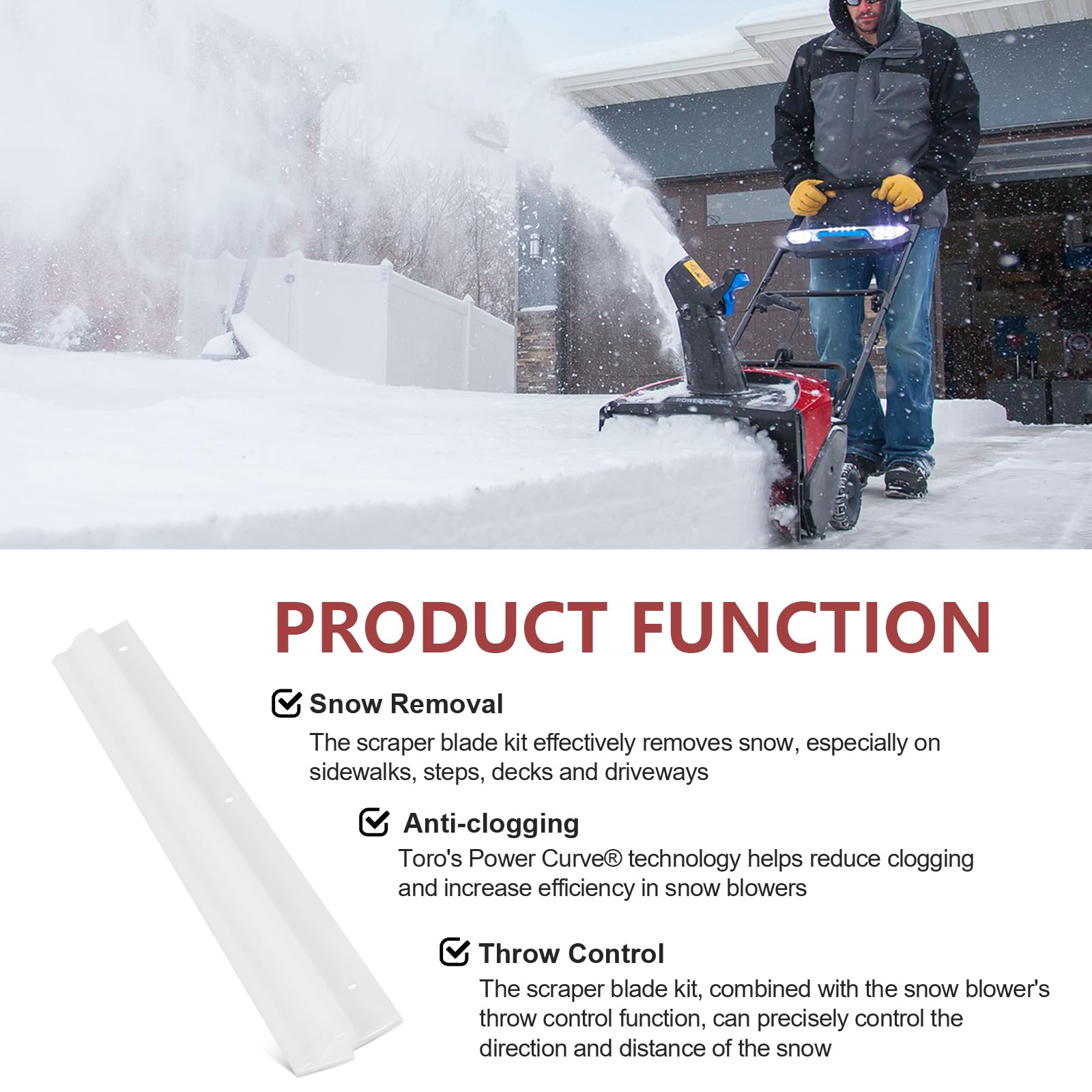Includes screws, washers, and lock nuts for a complete replacement kit.