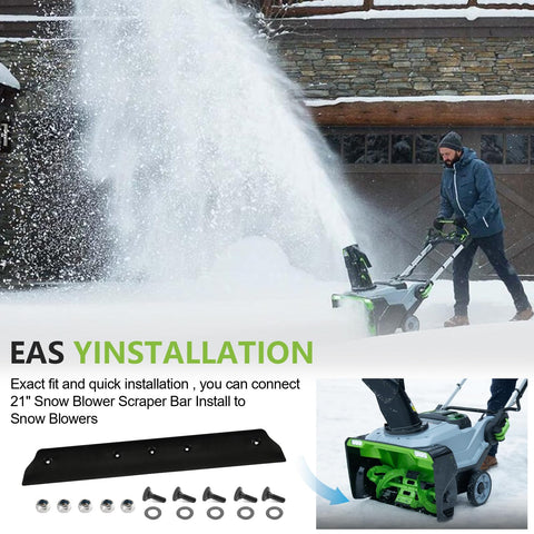 Designed for 21-inch snow blowers with high-strength, heat-resistant material.