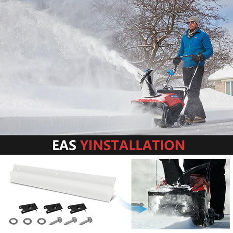 Ideal for clearing snow from sidewalks, steps, and driveways.