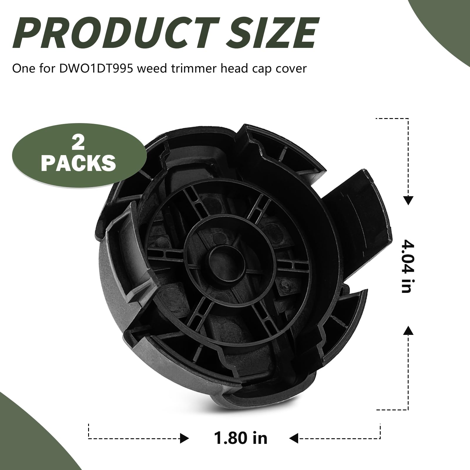 doufuhua cap cover for Dewalt DCST972X1; shields trimmer head and aids maintenance.