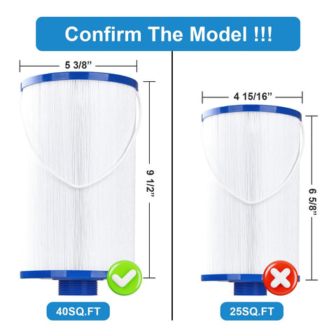 Doule King FC-2402 filter care label suggests quick maintenance.