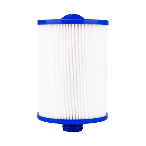 Doule King hot tub filter closeup showing trilobal fabric for enhanced filtration