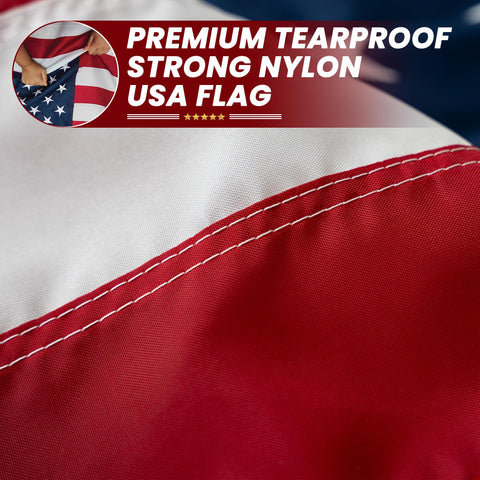 DOVER FLAG hand-crafted in Wisconsin for a trusted American-made finish.