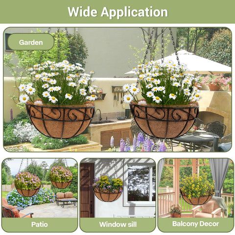 Dovesail porch garden decor option adds layered vertical interest and color.