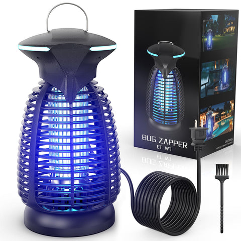 Dovima bug zapper outdoor front view with sleek weatherproof housing.