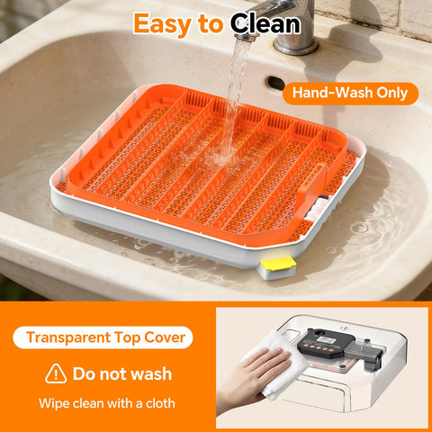Dovnis adjustable trays for chickens, ducks, and other eggs
