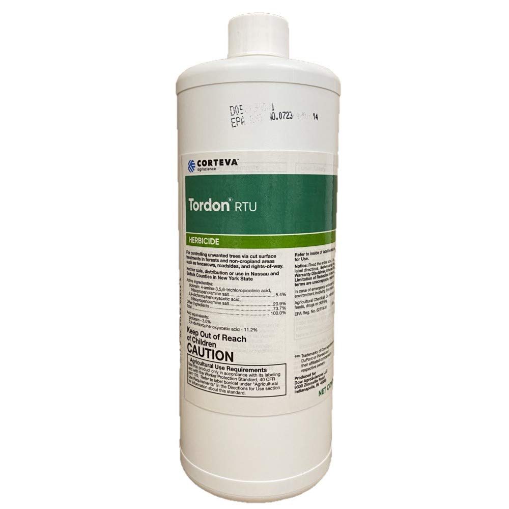 Dow AgroSciences Tordon RTU bottle application for easy stump treatment along fence lines