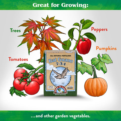 Down To Earth organic bat guano supports healthy root uptake and early leaf development