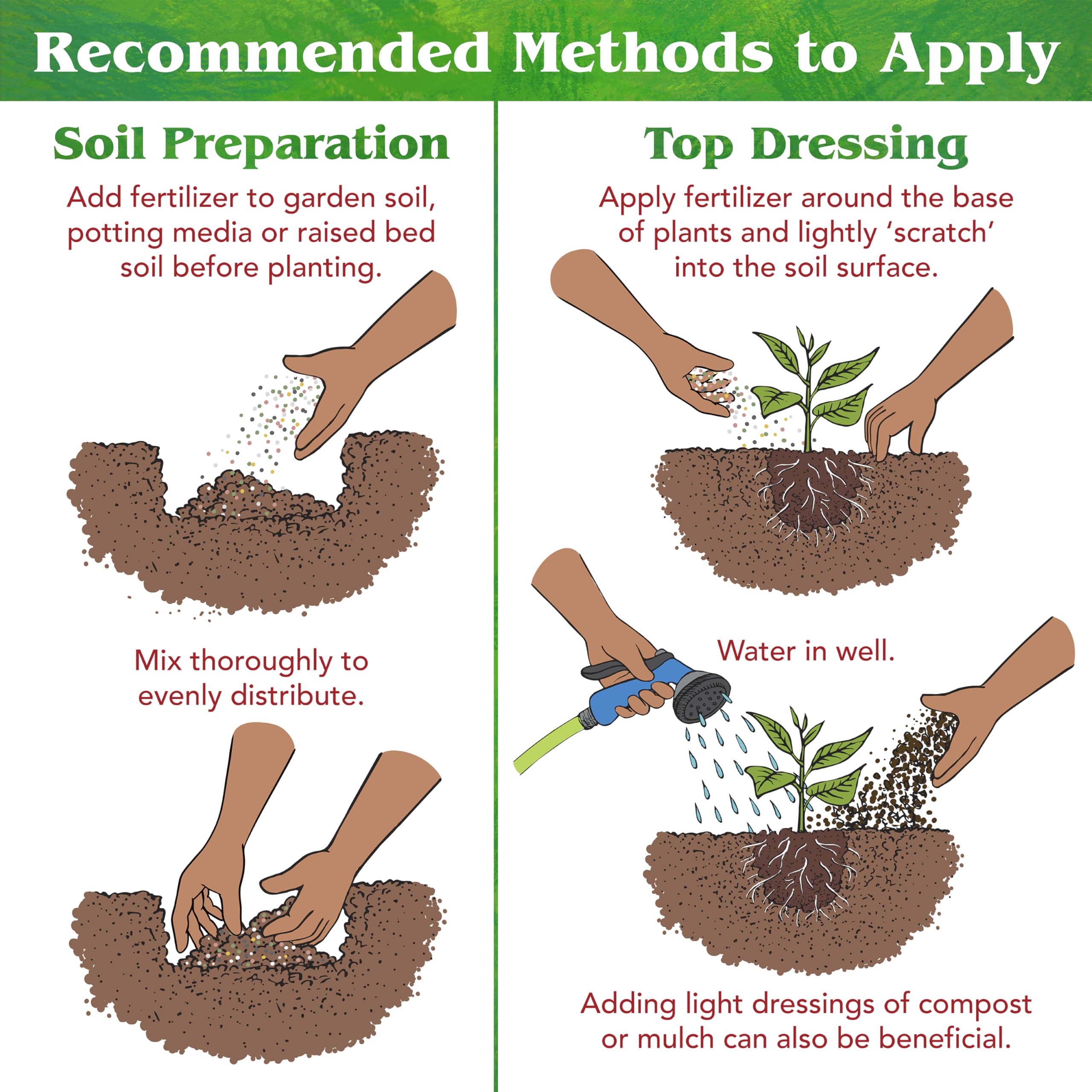 Down To Earth crab meal enriching compost pile for soil life