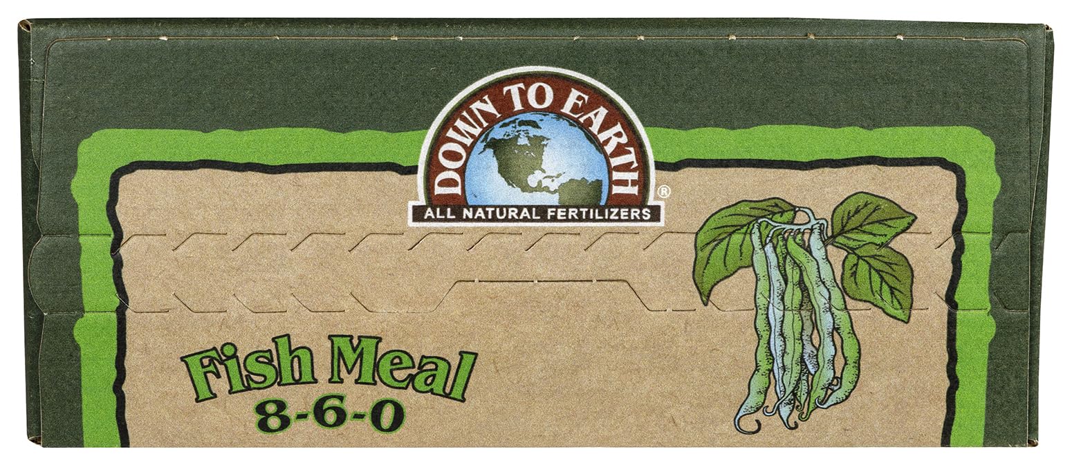 Down To Earth fish meal pre-plant soil conditioning enhances overall soil health.