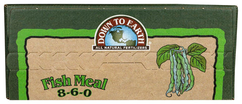 Down To Earth fish meal pre-plant soil conditioning enhances overall soil health.