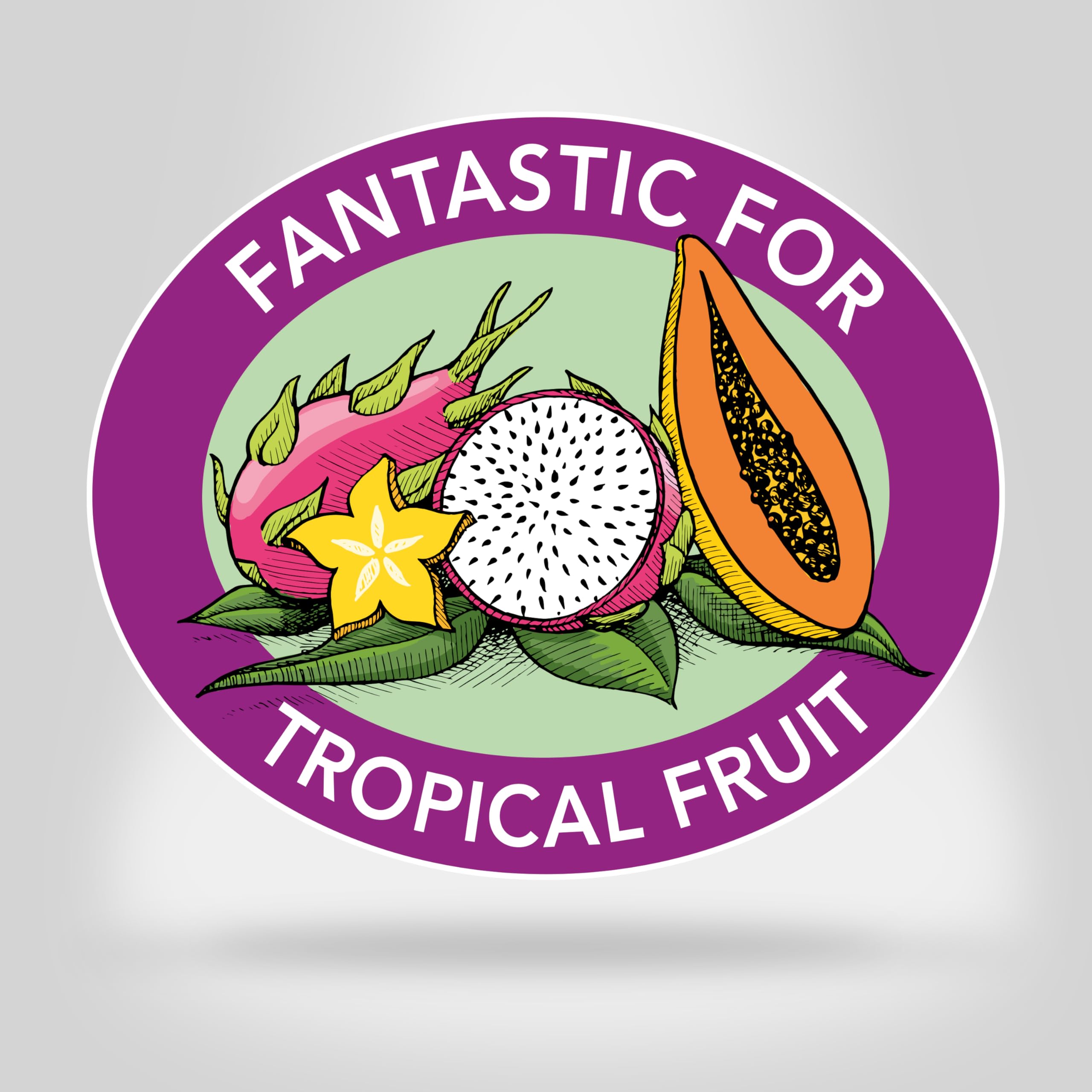 Down To Earth Fruit Tree product box in storage ready for seasonal feeding.
