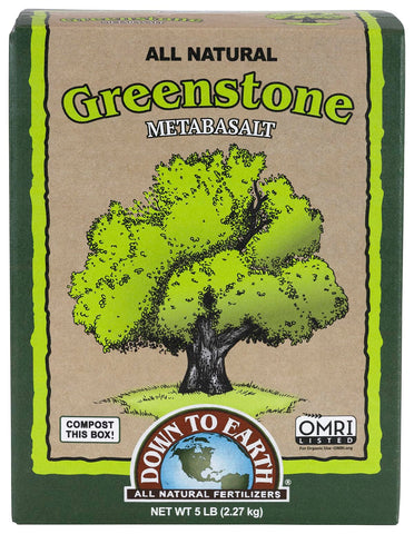 Down To Earth Greenstone Metabasalt bag for soil enrichment
