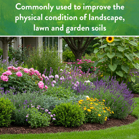 Down To Earth OMRI-listed gypsum supports organic garden use