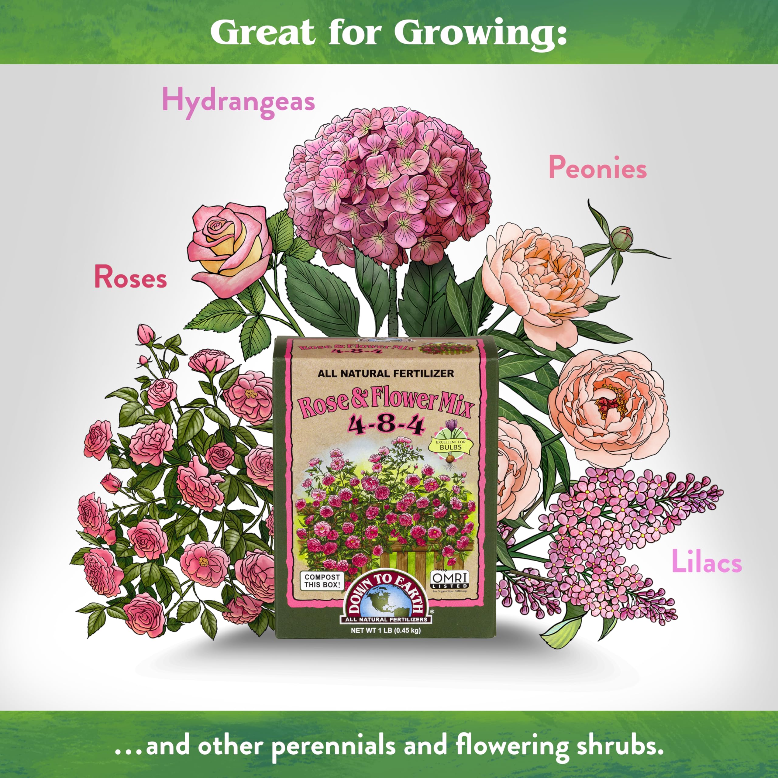 Close-up of Down To Earth granules for slow-release plant nutrition