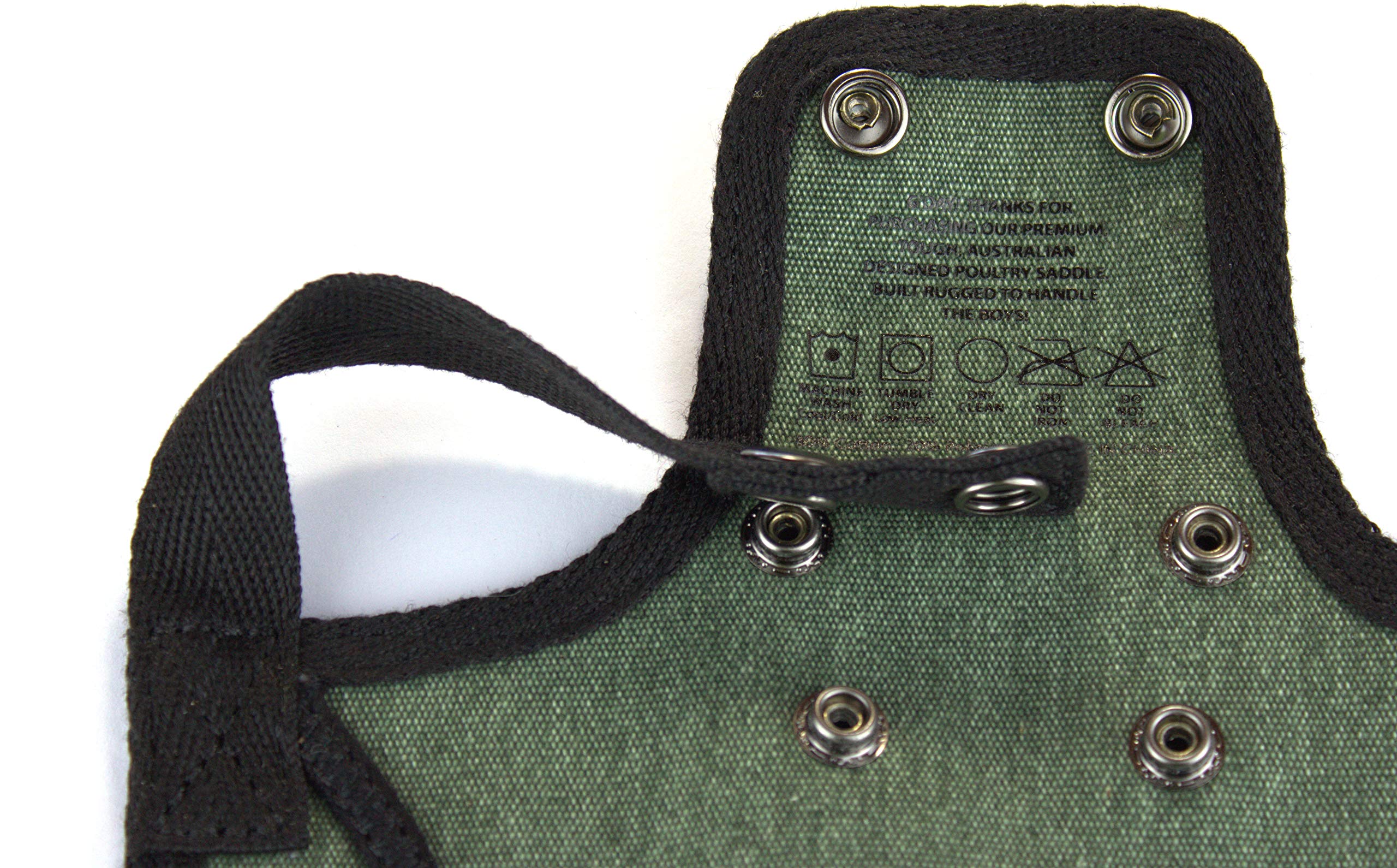 DOWN UNDER OUTDOORS durable 14 oz canvas chicken apron built for daily use.