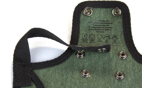 DOWN UNDER OUTDOORS durable 14 oz canvas chicken apron built for daily use.