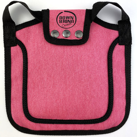 DOWN UNDER OUTDOORS chicken apron with shoulder cover offers feather protection and easier handling.