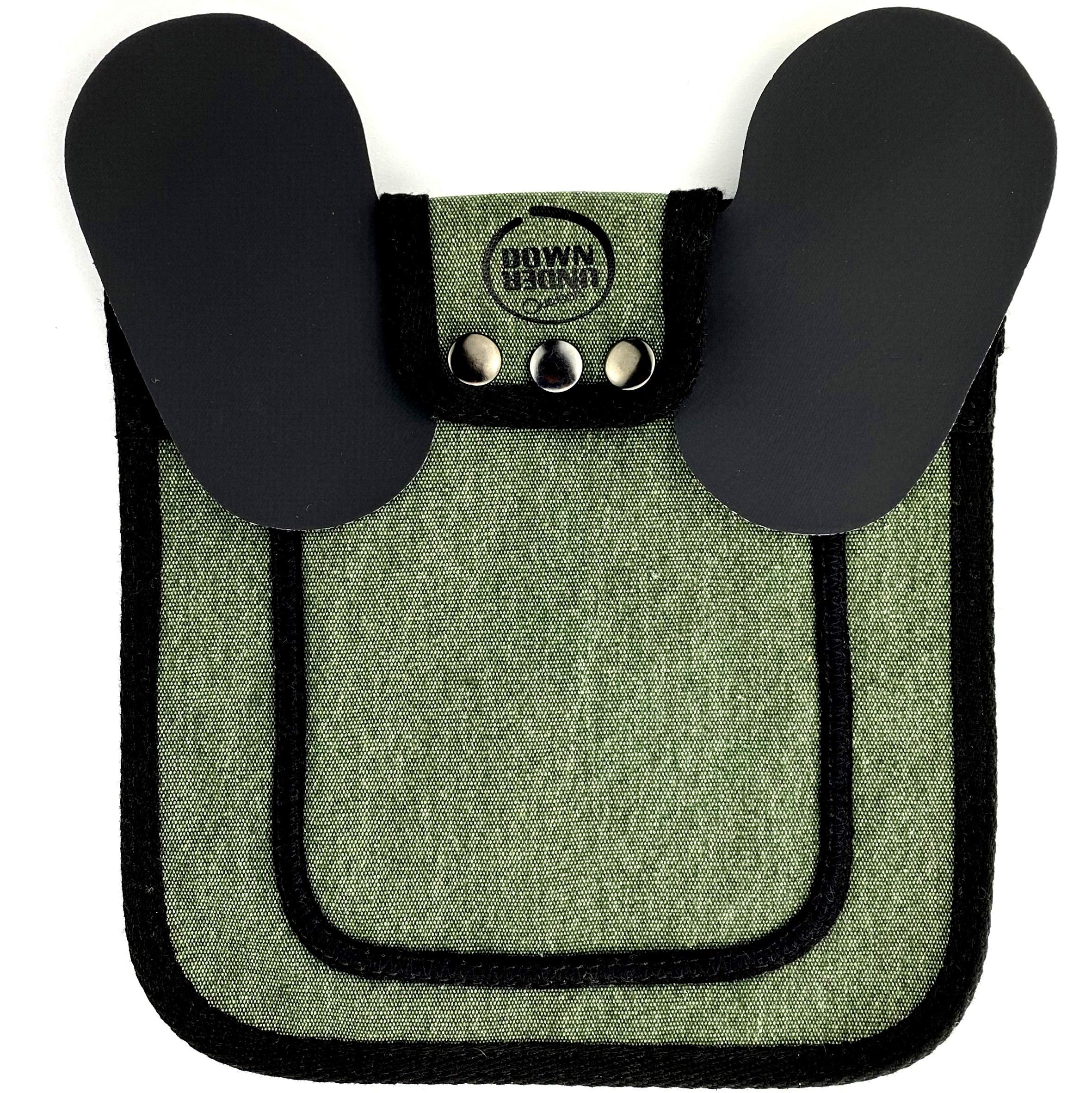 DOWN UNDER OUTDOORS chicken saddle with back protection and adjustable straps.
